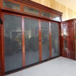 Cửa lưới chống muỗi dạng xếp không ray ghép cánh cao cấp 5