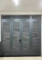 Rèm vách ngăn tổ ong lắp trên kính cản sáng 5