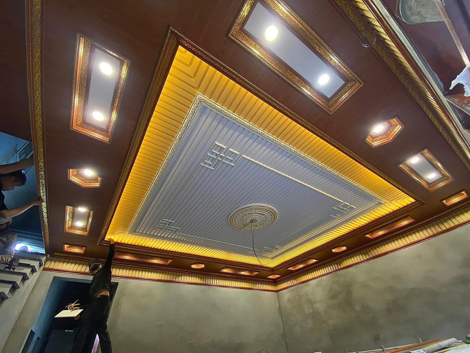 Trần nhựa pvc nano – tn37 Trần nhựa pvc nano – tn37