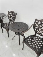 Bàn Ghế Nhôm Đúc Ngoài Trời D65 - GLCT