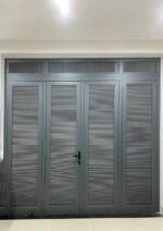 Rèm tổ ong trên kính