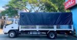 May ép bạt rằn ri thùng xe tải ISUZU giá rẻ