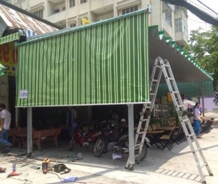 Mái hiên mái sả cao cấp