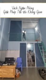 Vách ngăn cầu thang – gác xép